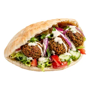 Falafel im Fladenbrot