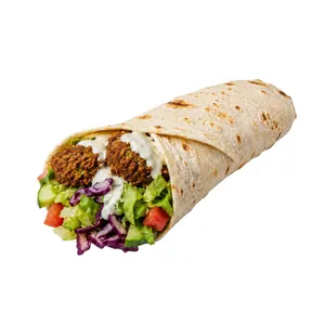 Falafel im Tortillabrot